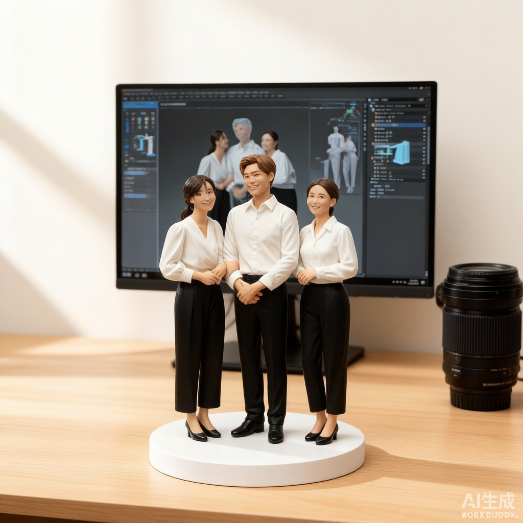 Friends Style Figurine – Custom 3D Portrait From Your Photo