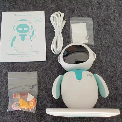 New Toys Emo Toy Robot a Interactive Intelligent Companion of Pet Robot Children Accompany Blue