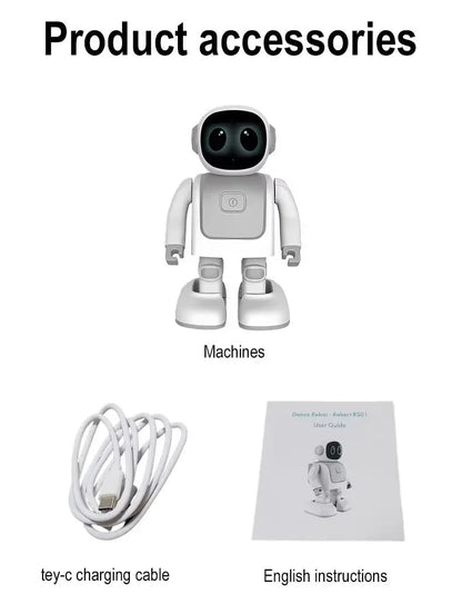 Popular Orange Dance Robot 2nd Gen Programming Educational Robot Companion Robots Voice Command for Kids Gifts