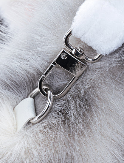 Simulated Meteorite Border Collie Dog Soft Lightweight Bag Cute Funny Plush Toy Backpack Filled PP Cotton for Unisex