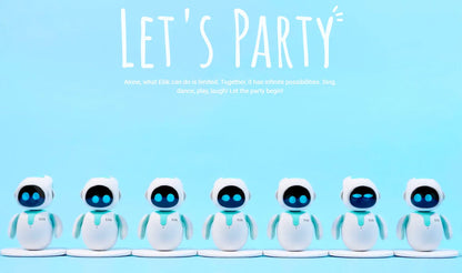 New Toys Emo Toy Robot a Interactive Intelligent Companion of Pet Robot Children Accompany Blue
