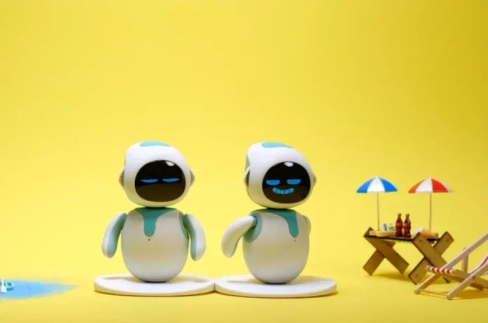 New Toys Emo Toy Robot a Interactive Intelligent Companion of Pet Robot Children Accompany Blue