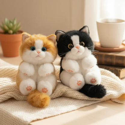 Soft Simulated Dog Mini Plush Animal Keychain Pendant Cute Unique Dog Design Keychains/Bag Charm for Christmas Gift