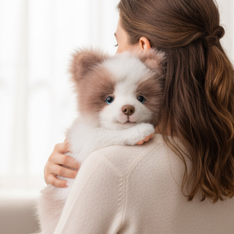 New Arrival Plush Adjustable Simulated Soft Plush Meteorite Border Collie Doll Cute Stress-Relieving Companionable Plush Toy
