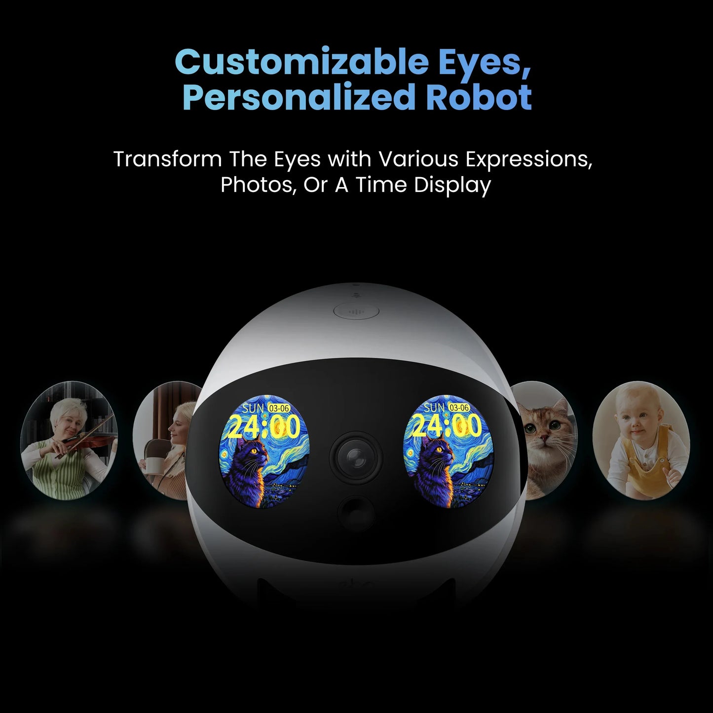 EBO Air 2 Plus Ai Intelligence Robot Video Call Patrol Function With Camera Companion Robot for Family