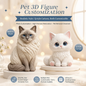 Pet Style Figurine – Custom 3D Portrait From Your Photo