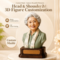 Elderly Style Figurine – Custom 3D Portrait From Your Photo