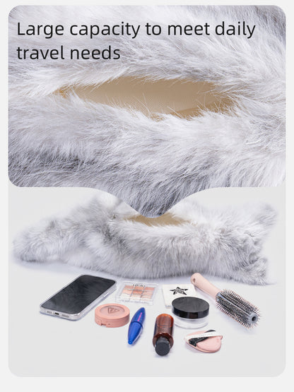 Simulated Meteorite Border Collie Dog Soft Lightweight Bag Cute Funny Plush Toy Backpack Filled PP Cotton for Unisex