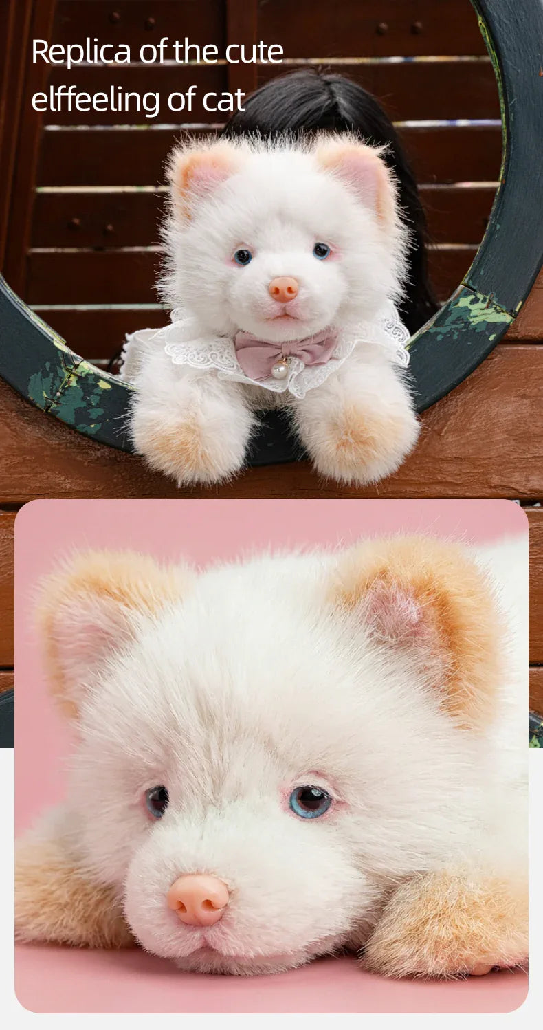 Simulated Chinese Chow Chow Dog Soft 3d Plush Backpacks Stitch Plush Toy with Removable Backpack