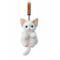 Polyester Simulated Plush cat Keychains Soft Lifelike Plush Cute Devon Series Accessories Keychains/Bag Charm