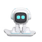 AI EMO Robot Cute Battery Operated Toy Light Sound Plastic Construction Four-Wheeled Mecanum Wheel Chassis Intelligent Pet