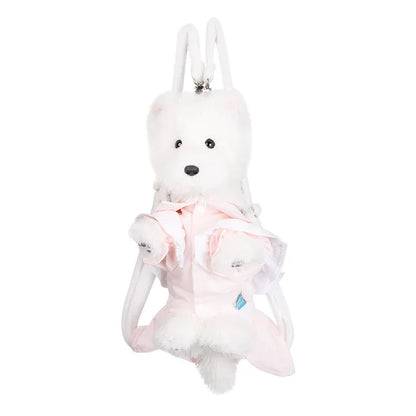 Dropshipping Gift West Highland Backpack Dog Doll Plush Toy Girls and Birthday Gifts