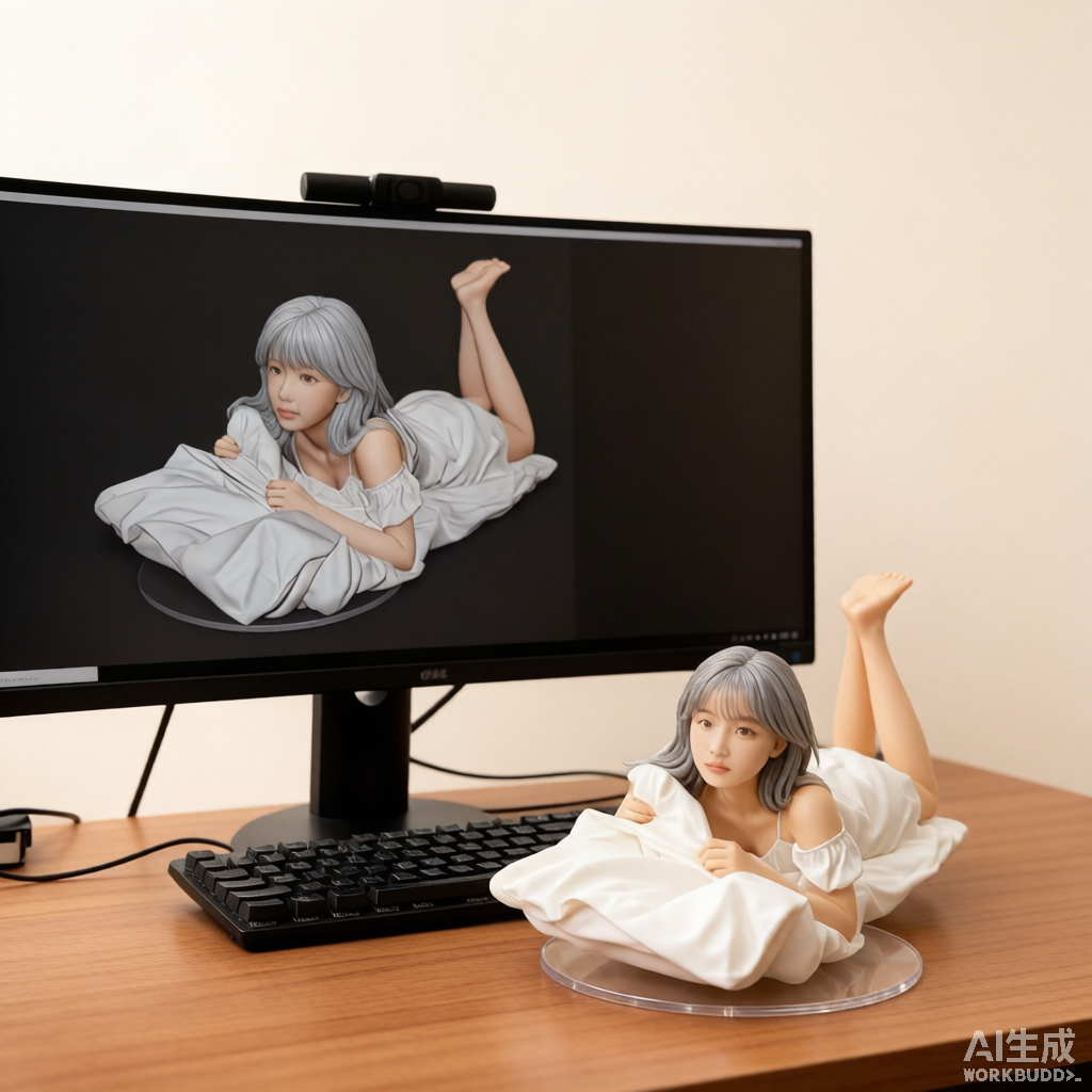 Custom Single Figurine – Asian Style (A) – 3D Portrait From Your Photo
