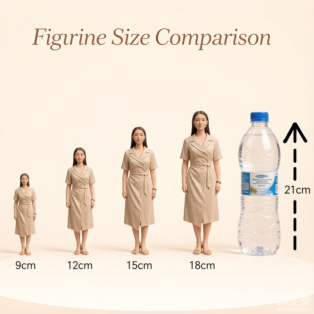 Custom Single Figurine – Western Style – 3D Portrait From Your Photo