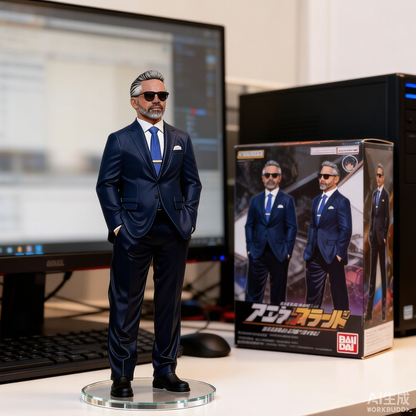 Custom Single Figurine – Western Style – 3D Portrait From Your Photo