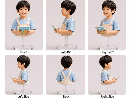 Children Style Figurine (Variant 4) - Custom 3D Portrait