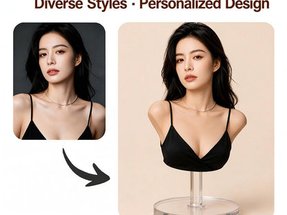 Half-Body Bust Figurine – Custom 3D Professional Portrait From Your Photo (Style A)