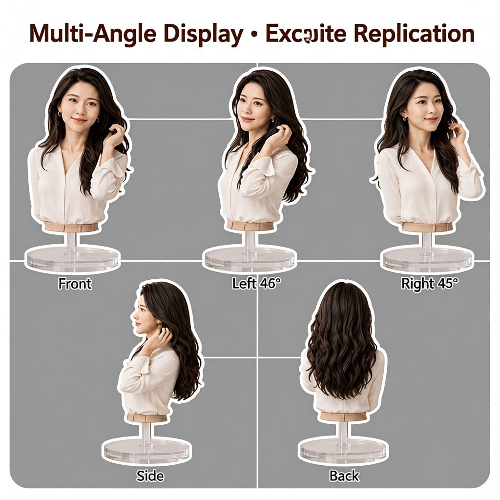 Half-Body Bust Figurine – Custom 3D Professional Portrait From Your Photo (Style A)