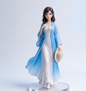 Custom Single Figurine – Asian Style (A) – 3D Portrait From Your Photo