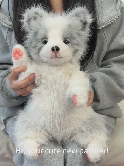 New Arrival Plush Adjustable Simulated Soft Plush Meteorite Border Collie Doll Cute Stress-Relieving Companionable Plush Toy