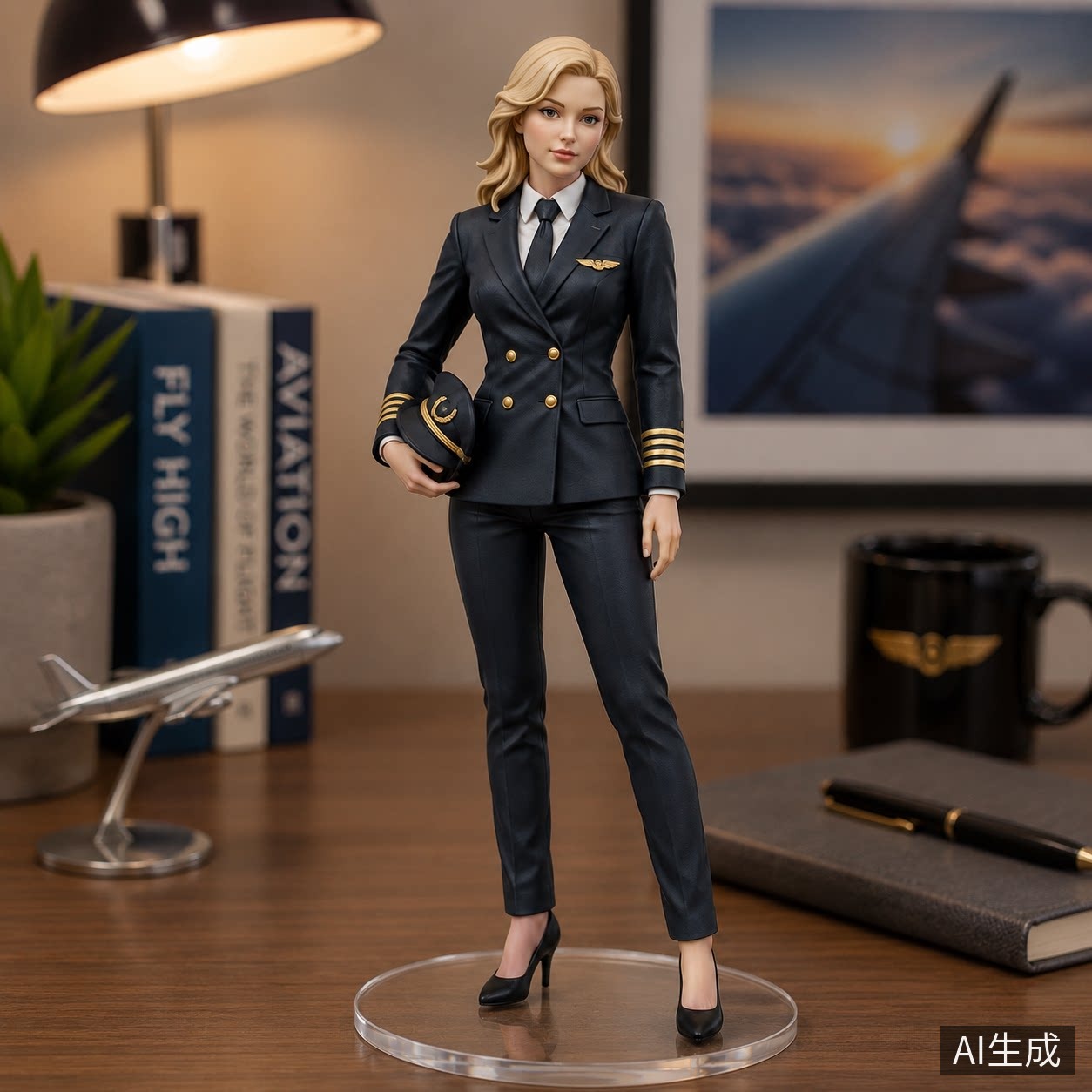 Custom Single Figurine – Western Style – 3D Portrait From Your Photo